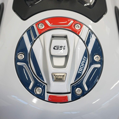 Adesivo 3D protezione tappo keyless senza chiave compatibile con BMW Trophy