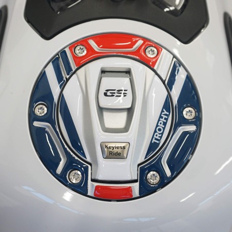 Adesivo 3D protezione tappo keyless senza chiave compatibile con BMW Trophy