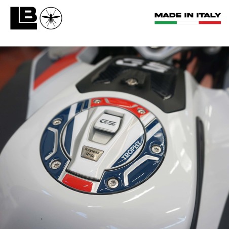 Adesivo 3D protezione tappo keyless senza chiave compatibile con BMW Trophy