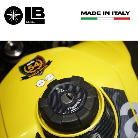 Protection 3D adhésive pour bouchon de réservoir compatible avec Aprilia Tuareg 660 2022-25