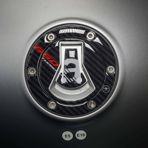 Protection 3D adhésive pour bouchon de réservoir compatible avec Aprilia Tuono 660 2021-23 2