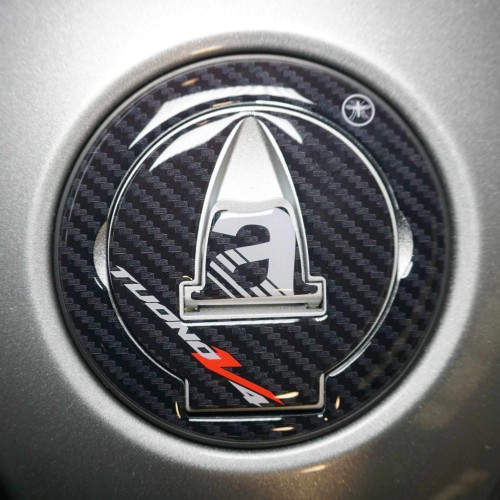 Adesivo 3D Protezione Tappo serbatoio compatibile con Aprilia Tuono V4 2011-25