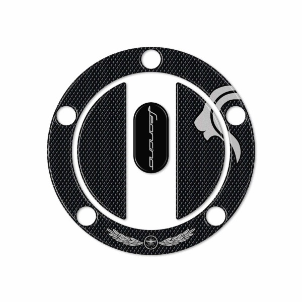 Selbstklebender 3D Tankdeckelschutz kompatibel mit Benelli Leoncino 500