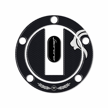 Adhesive 3D Tank cap protection compatible with Benelli Leoncino 800