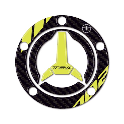 Adesivo 3D Protezione tappo serbatoio compatibile con Benelli TRK 702 e 702X 2