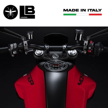 Adesivo 3D Protezione Tappo Serbatoio a 5 fori compatibile con Ducati Monster