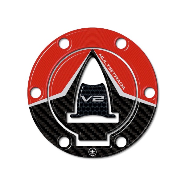 3D Tank Cap Protection Sticker compatible with Ducati Multistrada V2 2022