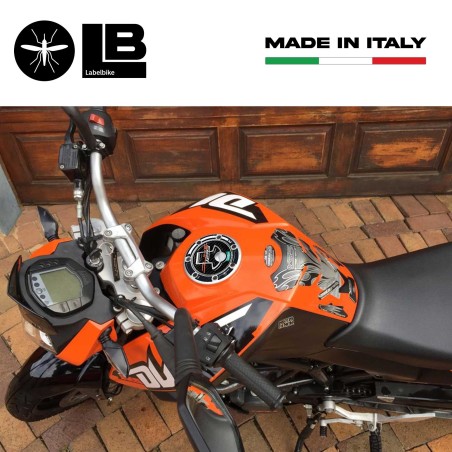 Adhesive 3d Tank cap protection sticker Compatible With Ktm 125 Duke 2013-2016