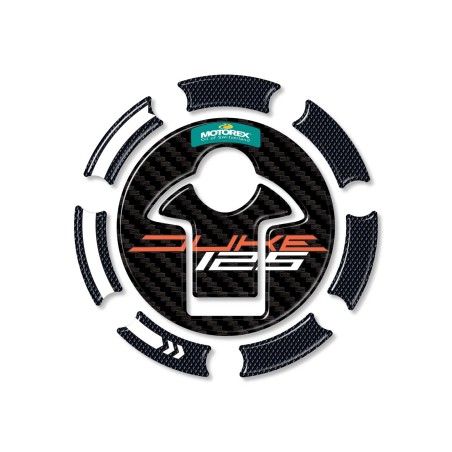 Adesivo 3d Protezione Tappo Serbatoio Compatibile Con Ktm 125 Duke 2017-2023