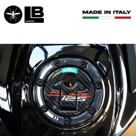 Adesivo 3d Protezione Tappo Serbatoio Compatibile Con Ktm 125 Duke 2017-2023