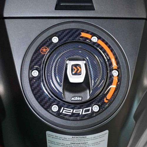 Adhesivo protector de tapa de depósito 3D compatible con KTM 1290 Super Adv 2021-22