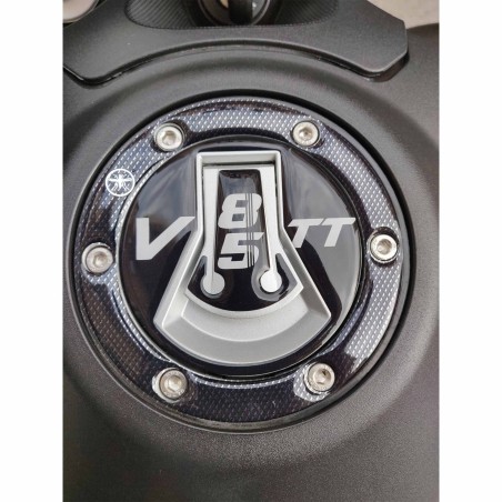 3D Tankdeckelschutz Aufkleber kompatibel mit Moto Guzzi V85TT 2019-2025