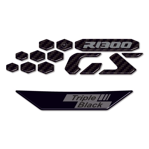 Adesivi 3D protezioni frontali sotto cupolino moto compatibili con Bmw R1300GS