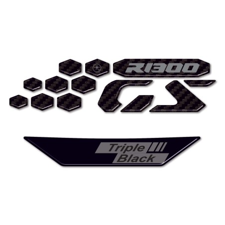 Stickers 3D protecteurs avant sous carénage moto compatible avec Bmw R1300GS