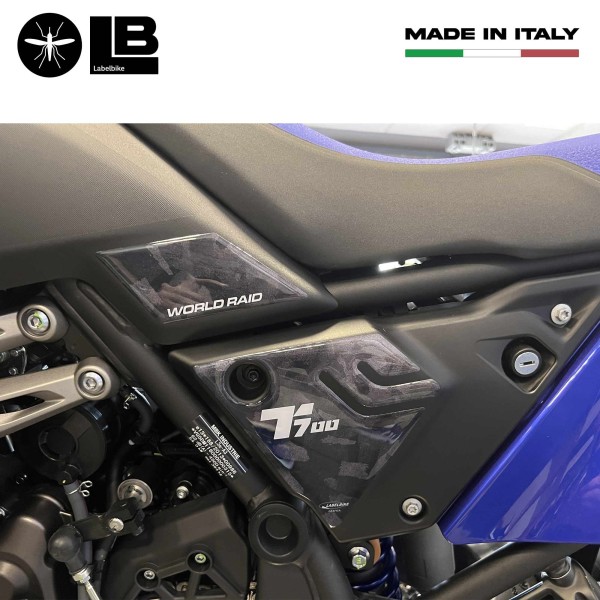 Stickers Protections latérales moto compatibles avec Yamaha Tenere 700 World Raid