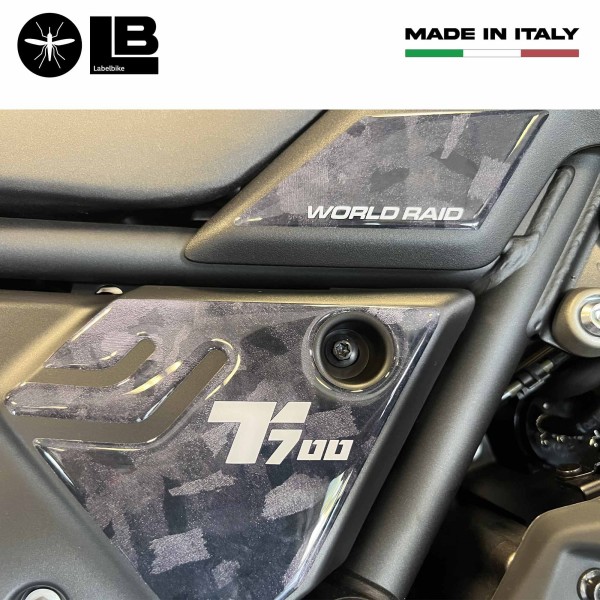 Stickers Motorcycle Side Protectors compatible with Yamaha Tenere 700 World Raid