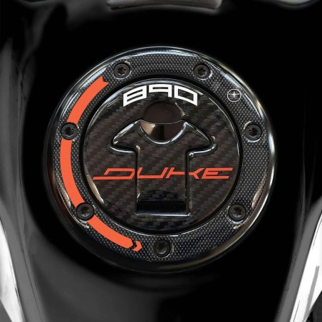 Adhesivo protector de tapa de depósito 3D compatible con moto KTM 890 Duke 2021-23