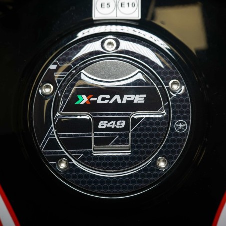 Adhesivo 3D protector de tapón de depósito compatible con Moto Morini X-CAPE 2022