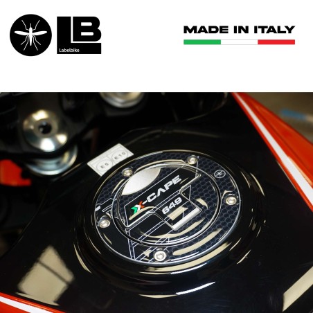 3D Tank cap protection sticker compatible with Moto Morini X-CAPE 2022
