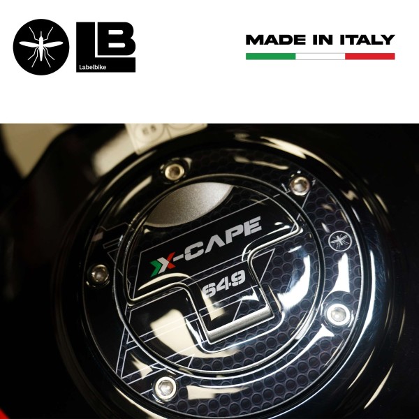 Autocollant de protection de bouchon de réservoir 3D compatible avec Moto Morini X-CAPE 2022