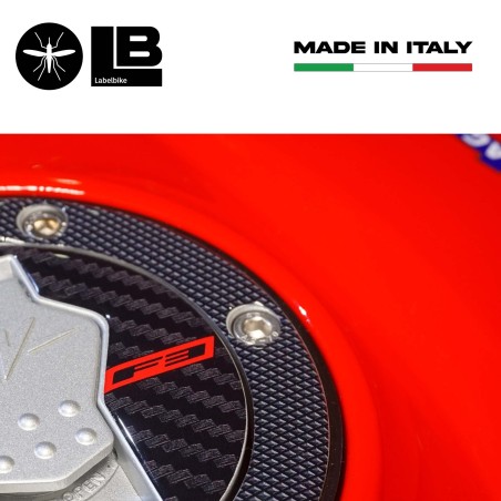 Autocollant de protection de bouchon de réservoir 3D compatible avec la moto Mv Agusta F3 2021