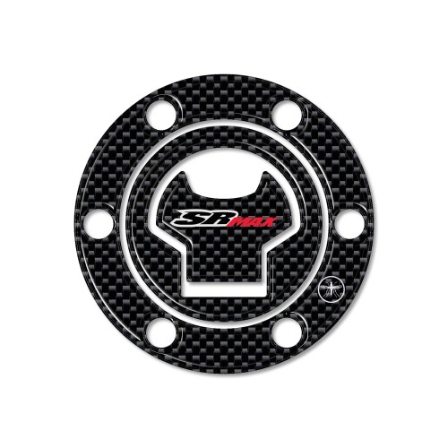 Adesivo 3D Protezione Tappo Serbatoio Compatibile con Scooter Aprilia Sr Max