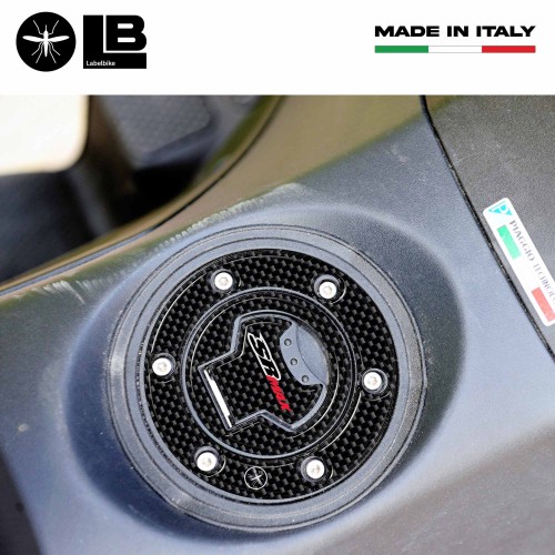 Pegatina adhesiva 3D de protección de tapón de depósito compatible con Scooter Aprilia Sr Max 2
