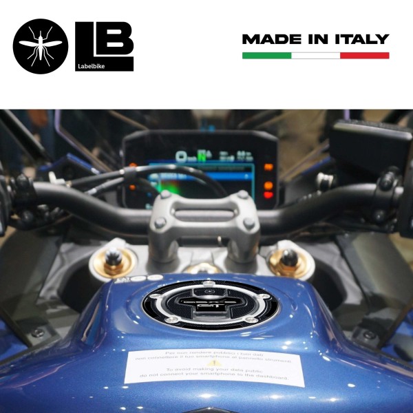 Pegatina adhesiva 3D de protección del tapón del depósito compatible con Suzuki GSX-S 1000 GT 2021