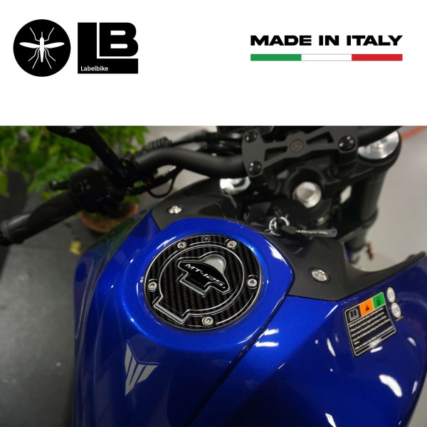 Autocollant de protection de bouchon de réservoir 3D compatible avec Yamaha Mt-125 2020-2025
