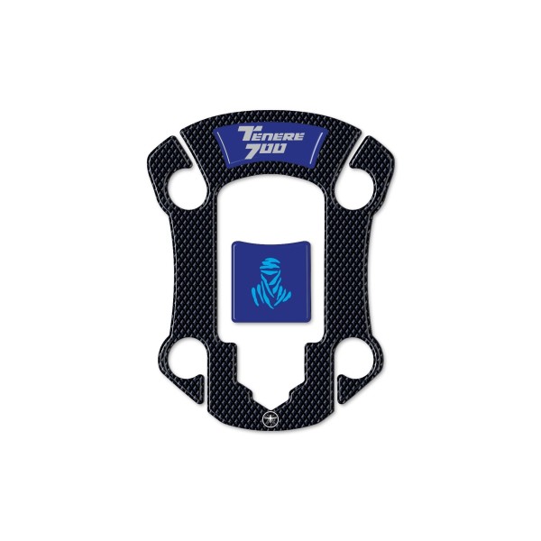 Klebender 3D Tankdeckelschutzaufkleber kompatibel mit Yamaha Tenere 700 ab 2019