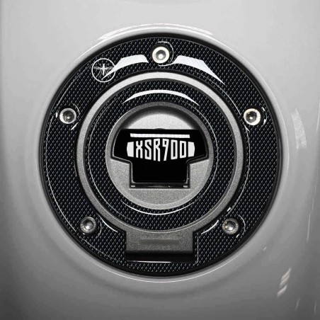 Autocollant de protection de bouchon de réservoir 3D compatible avec Yamaha XSR900 2016-2020