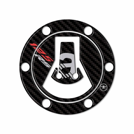 Bouchon de réservoir 3D adhésif protection moto compatible avec Aprilia RS 125