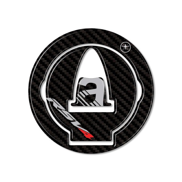 Adesivo 3D Protezione Tappo serbatoio Moto compatibile con Aprilia RSV4 2021-23