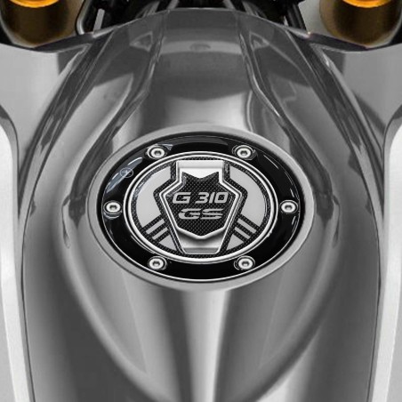3D Aufkleber Motorrad Tankdeckelschutz kompatibel mit BMW G 310 GS 2017-23