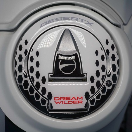 Autocollant 3D Bouchon de réservoir protection moto compatible avec Ducati DesertX
