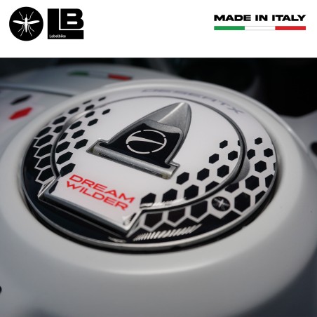 Sticker 3D Tank cap protección moto compatible con Ducati DesertX