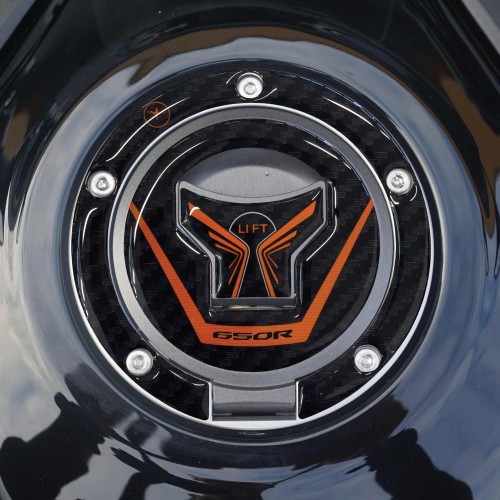 Adesivo 3D Protezione tappo serbatoio moto compatibile con Honda CBR 650 R