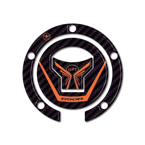 Adesivo 3D Protezione tappo serbatoio moto compatibile con Honda CBR 650 R