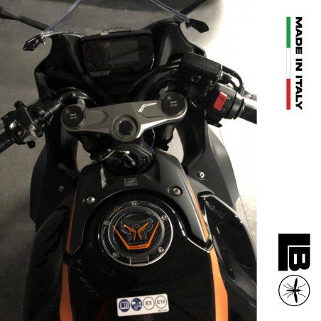 Adesivo 3D Protezione tappo serbatoio moto compatibile con Honda CBR 650 R