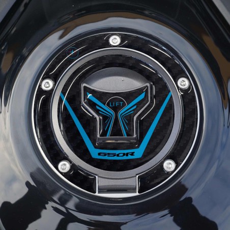 Adesivo 3D Protezione tappo serbatoio moto compatibile con Honda CBR 650 R