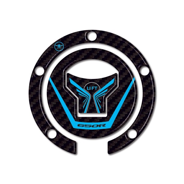 Adesivo 3D Protezione tappo serbatoio moto compatibile con Honda CBR 650 R