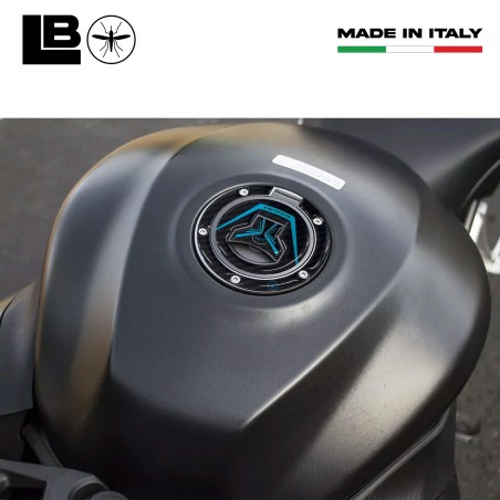 Adesivo 3D Protezione tappo serbatoio moto compatibile con Honda CBR 650 R