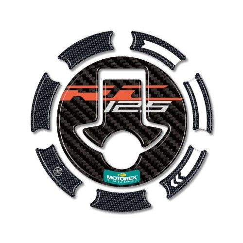 Autocollant 3D Bouchon de réservoir protection moto compatible avec KTM RC 125 2015-2021 2