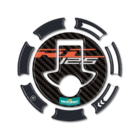 Sticker 3D Tank cap protección moto compatible con KTM RC 125 2015-2021