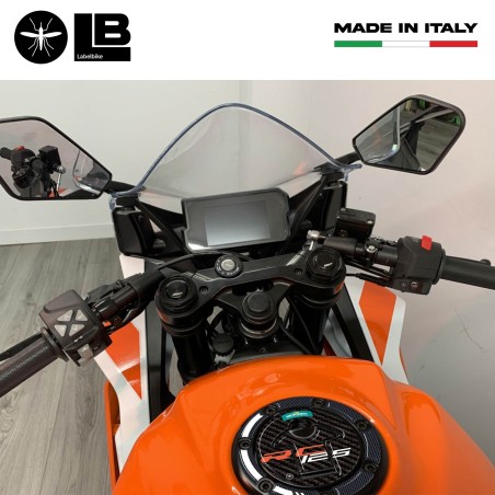 Autocollant 3D Bouchon de réservoir protection moto compatible avec KTM RC 125 2022