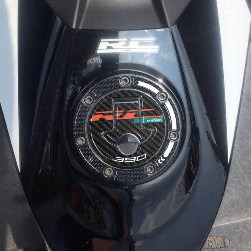 Adesivo 3D Protezione Tappo Serbatoio moto compatibile con KTM RC 390 2015-2020