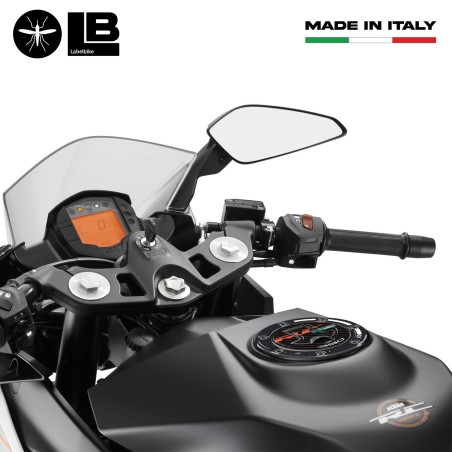 Adesivo 3D Protezione Tappo Serbatoio moto compatibile con KTM RC 390 2015-2020