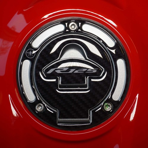 Adesivo 3D Protezione tappo serbatoio moto compatibile con Yamaha R125 2019-2025