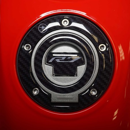 Adesivo 3D Protezione tappo serbatoio moto compatibile con Yamaha R7 2021-2025