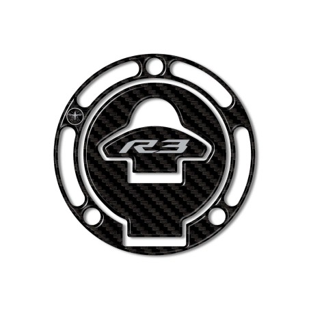 Etiqueta engomada 3D tapa del tanque protección motocicleta compatible Yamaha YZF R3 2019-2021